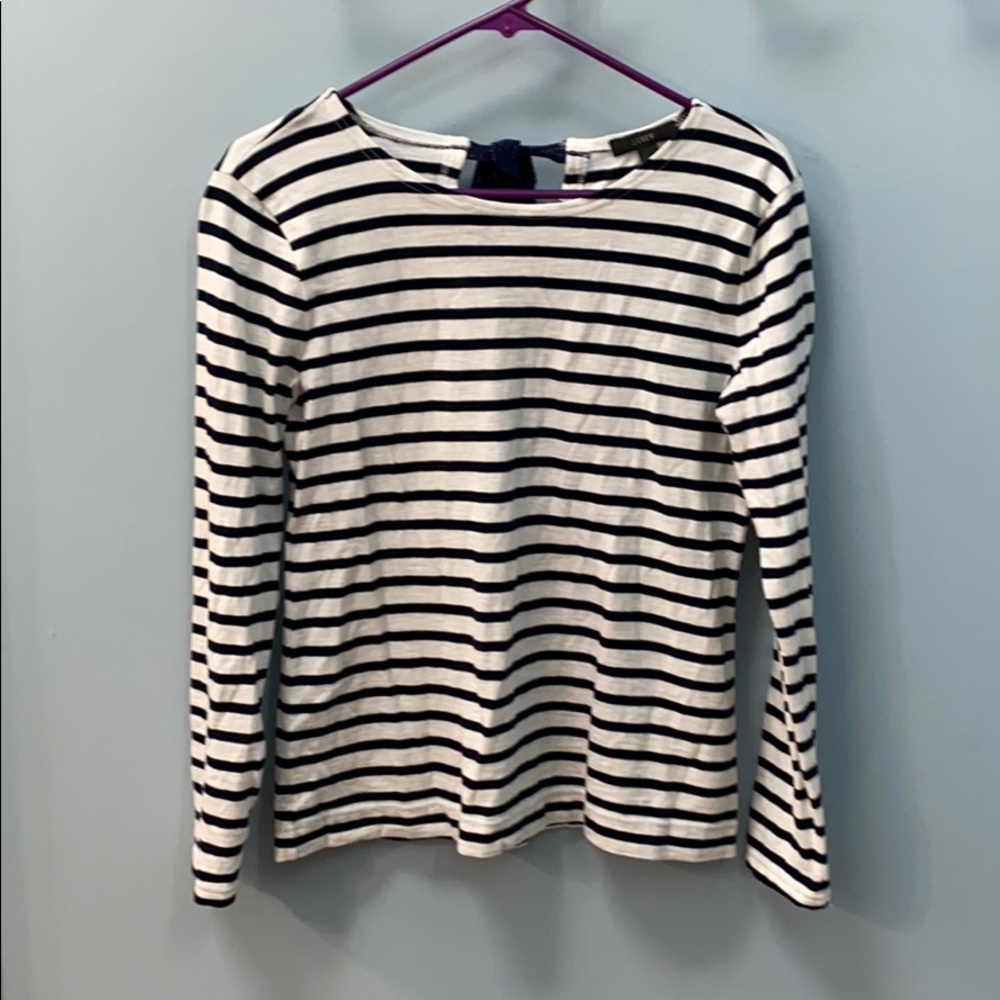 JCrew Factory top with bows on back